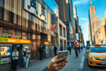 Image of quick money transfer process to bank account