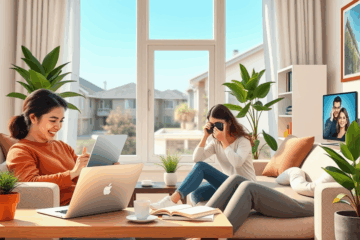 Person working on a laptop at home for online income opportunities