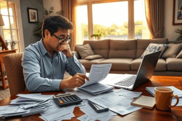 A person holding cash urgently needed for unexpected expenses