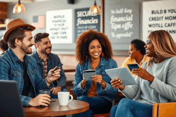 An individual being approved for credit without prior banking history, symbolizing financial inclusion.