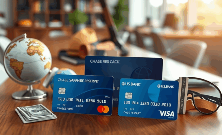 Image of various credit card options with attractive bonuses and rewards available in the USA.