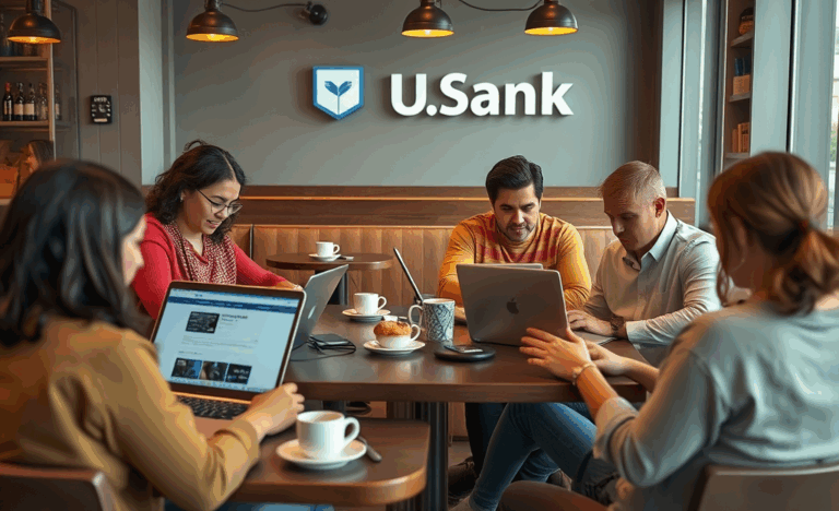 Image depicting the process of applying for credit at U.S. Bank, showcasing an online application form on a computer screen.