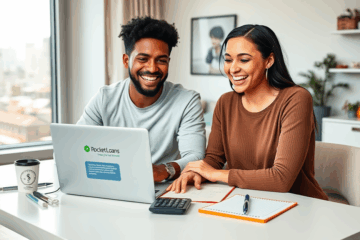 Image of a person using a digital platform to apply for a Rocket Loan, symbolizing easy access to personal loans.