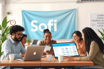 Freelancer successfully applying for a personal loan at SoFi.