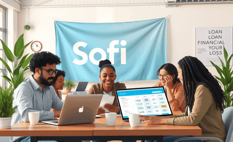 Freelancer successfully applying for a personal loan at SoFi.