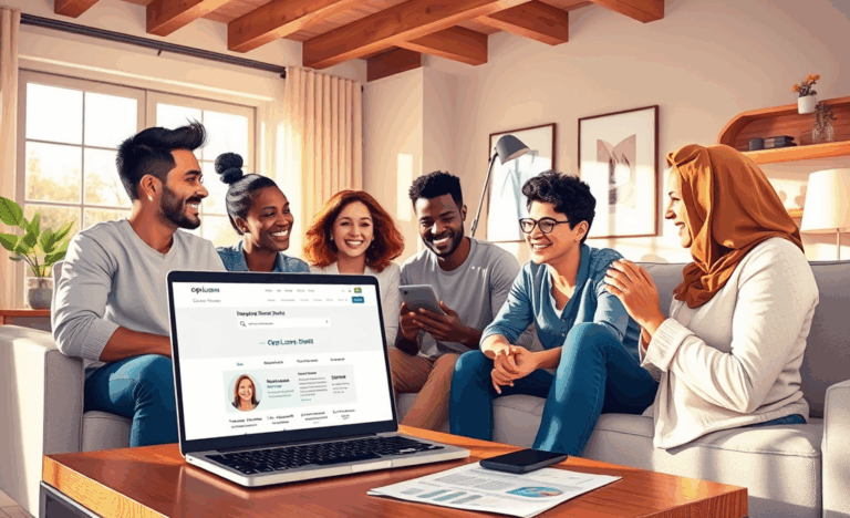 An image depicting personal financing solutions by OppLoans, highlighting their accessible loan options and easy application process.
