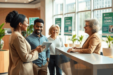 Graphic showing the benefits of TD Bank's personal loan with quick approval