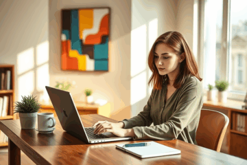 A person checking their laptop for easy personal loan options with online approval