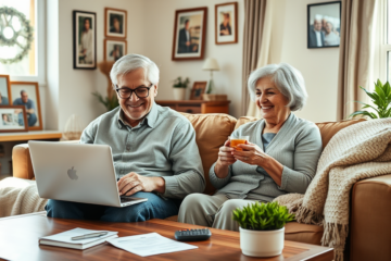 Featured image depicting senior citizens looking for financial assistance through loans.