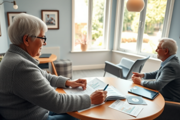 Seniors exploring various loan options and financial assistance.