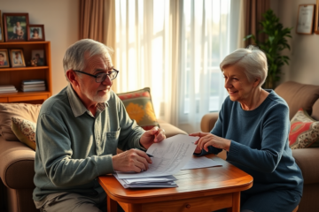 A senior citizen reviewing loan options tailored for special financial needs.
