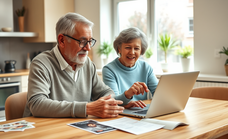 Elderly person reviewing loan options for quick financial assistance