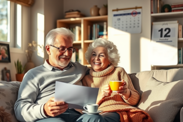 A senior couple discussing their financial options with TD Bank for personal loans.