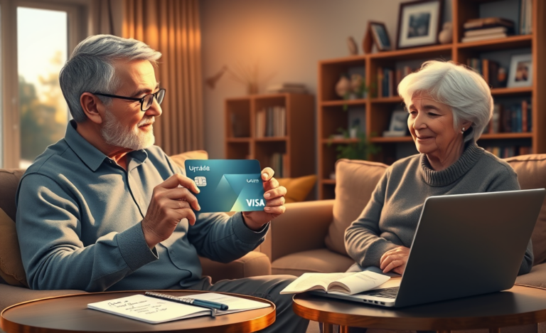Image illustrating the Personal Loan Upgrade Card for seniors offering fast access to funds between $500 and $25,000.
