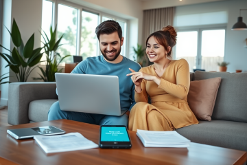 A person happily receiving funds through a quick and hassle-free personal loan process.