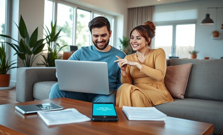 A person happily receiving funds through a quick and hassle-free personal loan process.