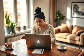 A person using a smartphone to apply for quick digital credit online.