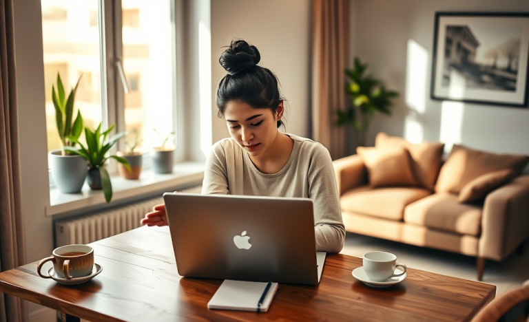 A person using a smartphone to apply for quick digital credit online.